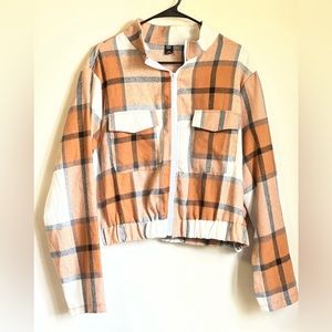 Fashion Nova Crop Zip up Jacket